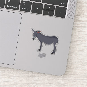 Donkey Cartoon Aufkleber