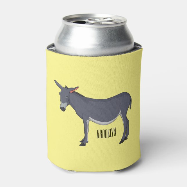 Donkey Cartoon Dosenkühler (Kanne Vorderseite)