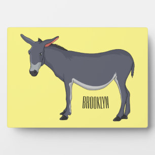Donkey Cartoon Fotoplatte