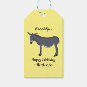 Donkey Cartoon Geschenkanhänger