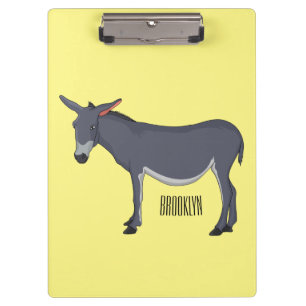 Donkey Cartoon Klemmbrett