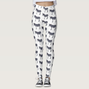 Donkey Cartoon Leggings