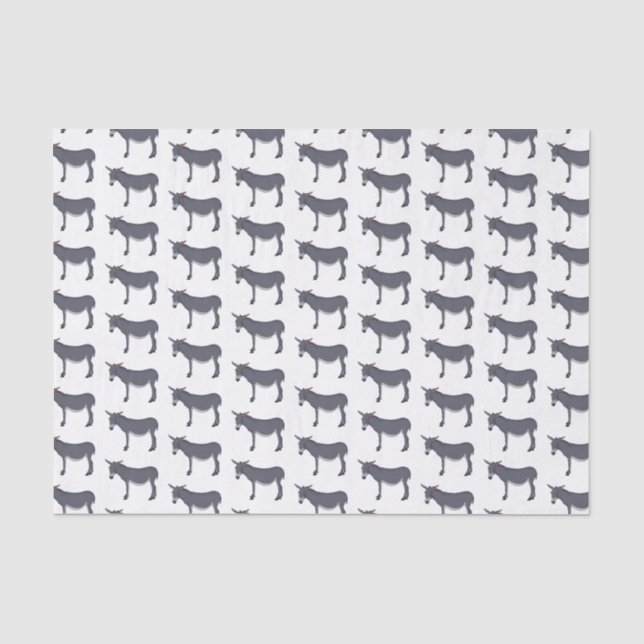 Donkey Cartoon Seidenpapier (Vorderseite)