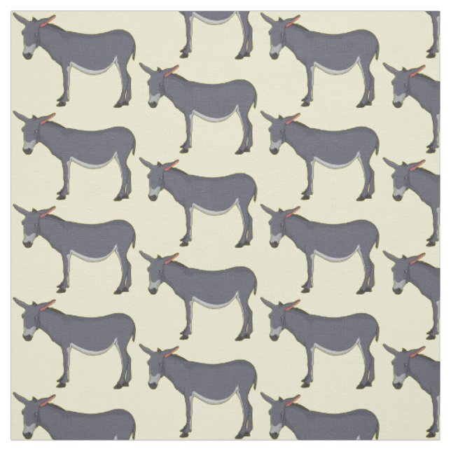Donkey Cartoon Stoff (Muster)