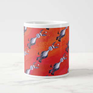Donkey Christmas Jumbo-Tasse