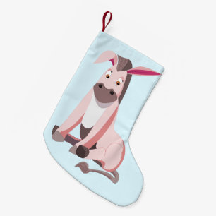 Donkey Christmas Strumpf - Benutzerdefinierte Farb Kleiner Weihnachtsstrumpf