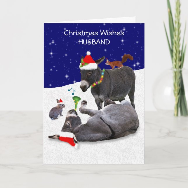 Donkey Daze Card (Ehemann) Karte (Vorderseite)