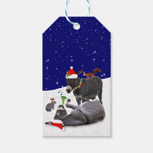 Donkey Daze Gift Tags Geschenkanhänger (Vorderseite)