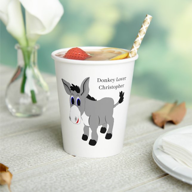 Donkey-Design Pappbecher (In Situ)