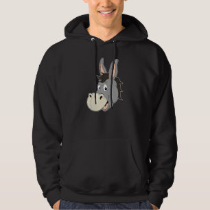 Donkey Head lächelnd Laughing Mule Zoo Tierfarme Hoodie