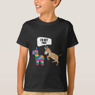 Donkey Id traf, dass Pinata mexikanische Funny Cin T-Shirt