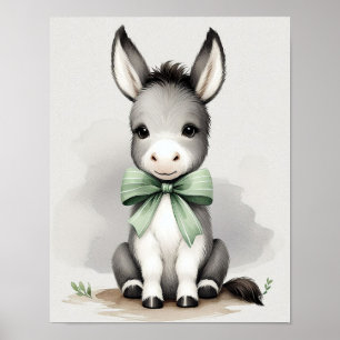 Donkey Kinderzimmer Wall Art Poster