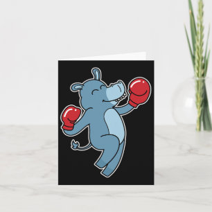 Donkey macht Boxing Karte