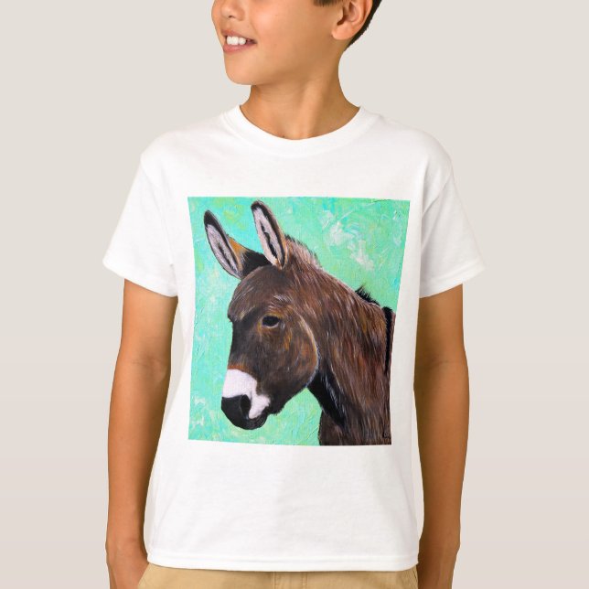 Donkey-Malerei T-Shirt (Vorderseite)