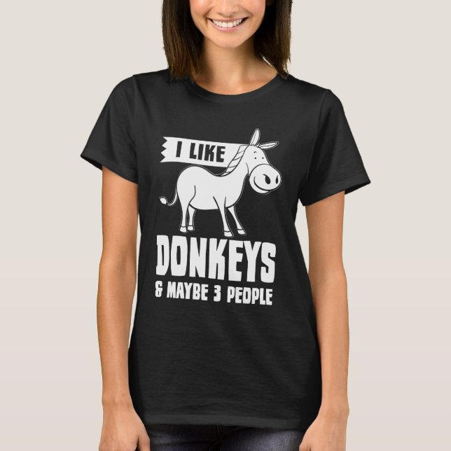 Donkey  Mini Farmer T-Shirt (Vorderseite)