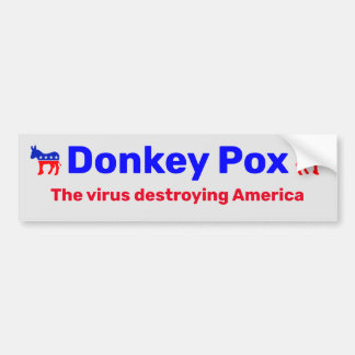 Donkey Pox Autoaufkleber