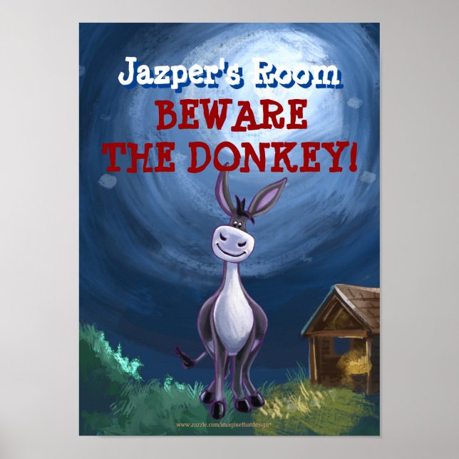Donkey Stationery Poster (Vorne)