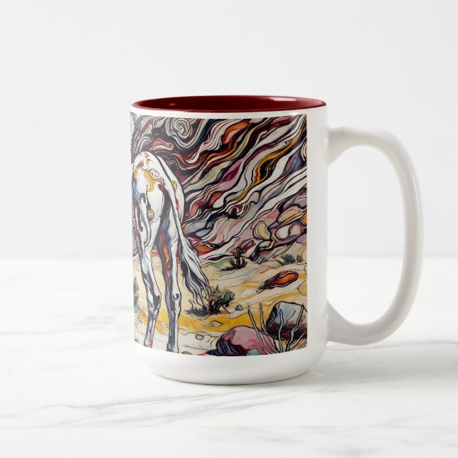 Donkey-Tasse Zweifarbige Tasse (Rechts)
