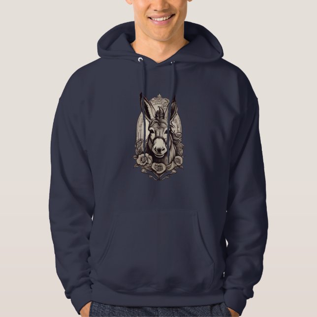 Donkey Tattoo Hoodie (Vorderseite)
