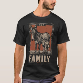Donkey und Foal Vintag - Humble Landtiere T-Shirt