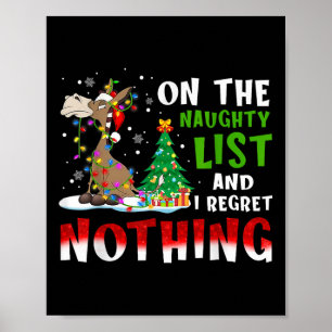 Donkey Weihnachten auf der schmutzigen Liste, und  Poster