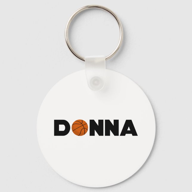 Donna Basketball Schlüsselanhänger (Vorderseite)