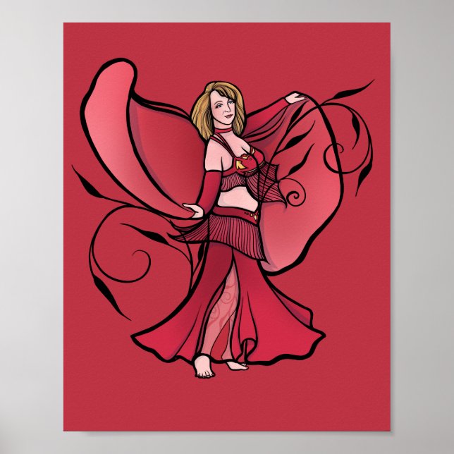 Donna Belly Dancer Poster (Vorne)