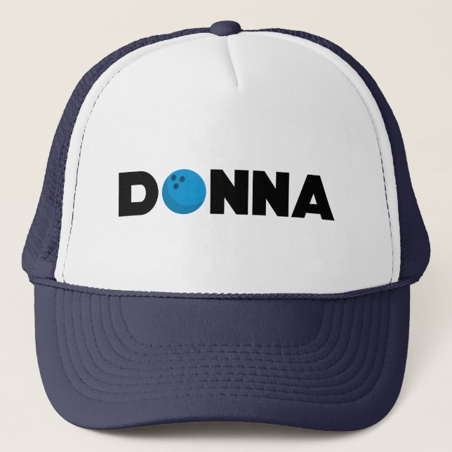 Donna Bowling Truckerkappe (Vorderseite)