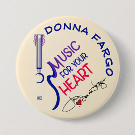 DONNA FARGO FAN-TASTE, Button-Pinback-Taste Button