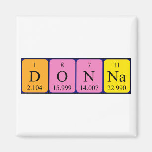 Donna-Periodenmagnetmagnet Magnet