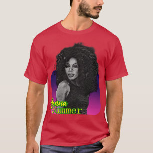 Donna Summer Retro Art Fankunst T-Shirt