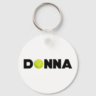 Donna Tennis Schlüsselanhänger