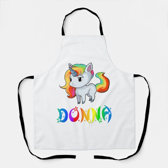 Donna Unicorn Schürze (Vorderseite)