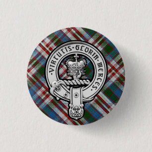 Donnachaidh (Robertson) Dress tartan Wappen Abzeic Button