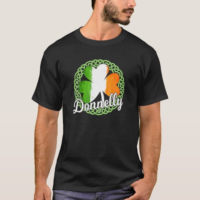 Donnelly Irish Family Name T Shirt (Vorderseite)