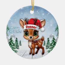 Donner Baby Reh, Hirschkalb, Reh, Rentier🦌🎄
