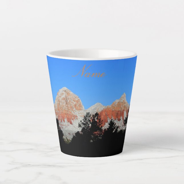 Donner-Berg Sedona Arizona Thunder_Cove Milchtasse (Vorderseite)