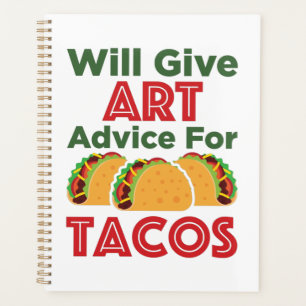 Donner des conseils d'art pour Tacos Artiste ensei