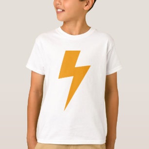 Donner-Energie-Gelb-Druck T-Shirt