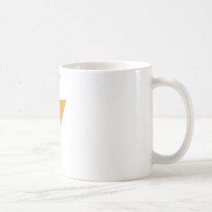 Donner Energie Gelbdruck Kaffeetasse