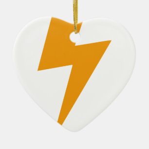 Donner Energie Gelbdruck Keramikornament