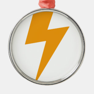 Donner Energie Gelbdruck Ornament Aus Metall