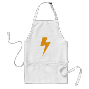 Donner Energie Gelbdruck Schürze