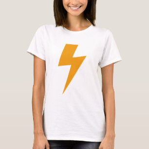 Donner Energie Gelbdruck T-Shirt