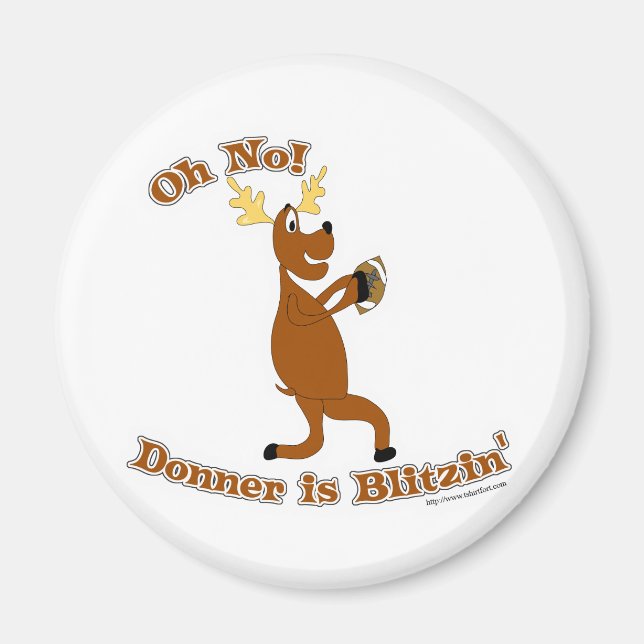 Donner ist Blitzen! Magnet (Vorne)