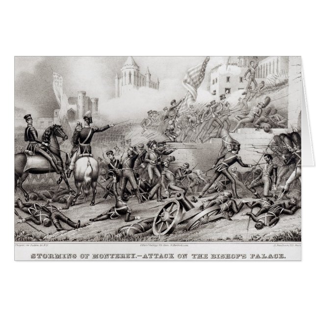 Donner l'assaut à de Monterey (Devant horizontal)