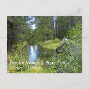 Donner Memorial Staat Park, Truckee, CA Postkarte