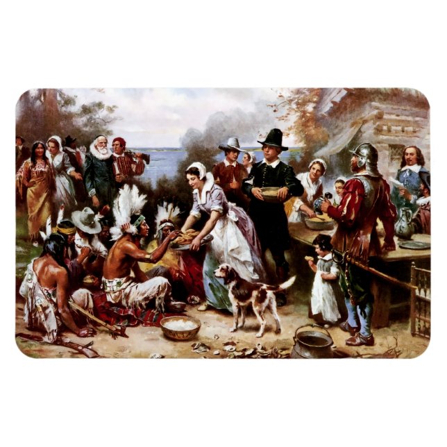 Donner Merci.Thanksgiving Magnet (Horizontal)