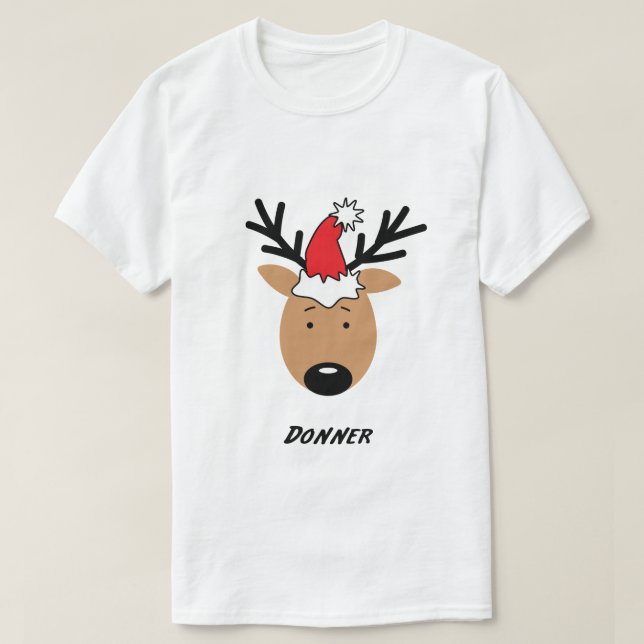 Donner-Rentier T-Shirt (Design vorne)