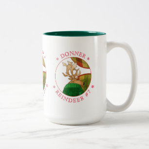 DONNER RENTIER Tall Hunter Green Zweifarbig Tasse